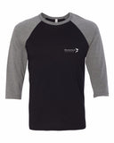 T-Shirts - BELLA + CANVAS - Adult Unisex Three-Quarter Sleeve Baseball Tee
