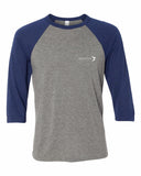 T-Shirts - BELLA + CANVAS - Adult Unisex Three-Quarter Sleeve Baseball Tee