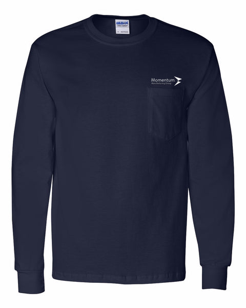 T-Shirt - Gildan - Unisex Ultra Cotton® Long Sleeve Pocket T-Shirt