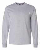 T-Shirt - Gildan - Unisex Ultra Cotton® Long Sleeve Pocket T-Shirt