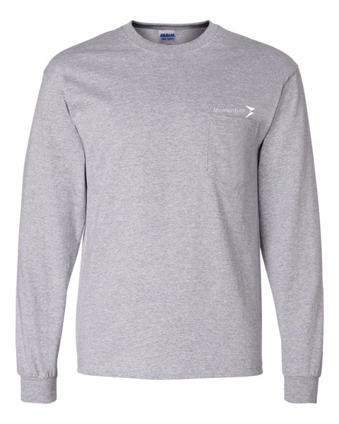 T-Shirt - Gildan - Unisex Ultra Cotton® Long Sleeve Pocket T-Shirt