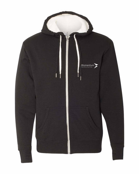 Sweatshirt - Independent Trading Co. - Sherpa-Lined Hooded Sweatshirt