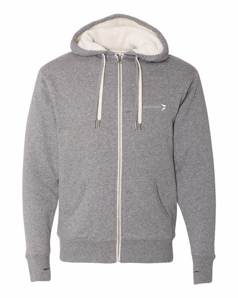 Sweatshirt - Independent Trading Co. - Sherpa-Lined Hooded Sweatshirt