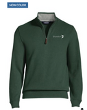 Men's - LANDS  END Men's Executive Bedford Quarter Zip Sweater